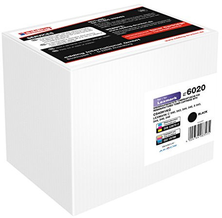 edding Toner EDD-6020 ersetzt Lexmark C540H1KG - Schwarz - 2.500 Seiten