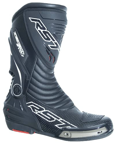 RST Tractech Evo III Sport Motorradstiefel (Black/White,38)