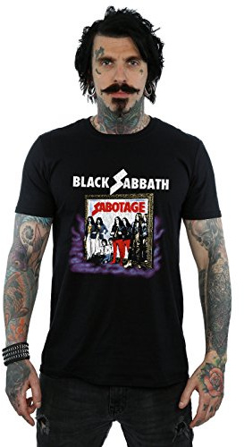 Absolute Cult Black Sabbath Men's Sabotage Vintage T-Shirt