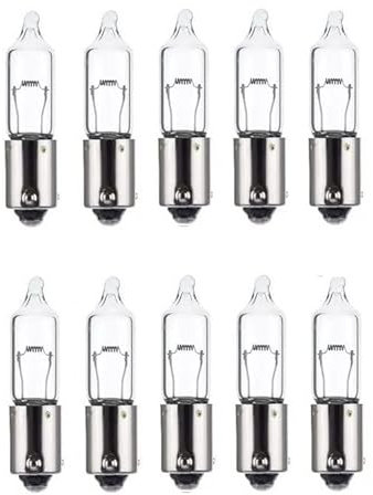 Hallenwerk 24 Volt - 10 Stück - H21W - BAY9s - 21Watt - Nfz LKW Beleuchtung - Glühlampe, Glühbirne, Soffitte, Lampen. mit E-Prüfzeichen [STVZO zugelassen]