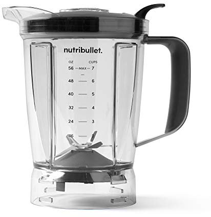 NutriBullet Blender-Jarra de 56 oz, plástico, Transparente/Negro