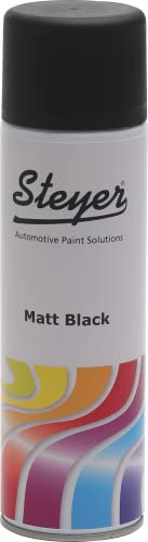 Steyer 500ML Matt Black Colour Aerosol Spray Paint Can