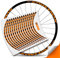 Kit Pegatinas Bicicleta Stickers LLANTA Mavic Crossmax Pro Carbon 29'' MTB BTT B (Naranja Fluor)