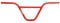 Eastern Bikes Atom BMX Handlebar, 100% Chromoly Construction (Red, 9)
