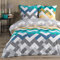 Buymax® Bettwäsche 155x220 100% Baumwolle 4-Teilig Bettbezug - Bettwäsche-Sets 155 x 220cm mit 2 mal Kissenbezüge 80x80cm, ÖKO-TEX Renforcé-Bettdeckenbezüge Set mit Reißverschluss