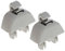 B Blesiya 2x2pack Sostituisci Staffa del Gancio della Visiera Parasole Automatica per Audi A6 C6 per VW Polo Clip per Visiera Parasole Interni Auto Accessorio Interna Anteriore in Plastica