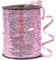 PartyWoo Geschenkband Rosa, 450 Meter/ 500 Yard Schleifenband, Ringelband, Glänzendes Ballonband, Dekoband für Ballonverschlüsse, Geschenkverpackung, Basteln, Partydeko, Hochzeitsdeko (1 Rolle)