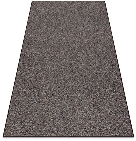 Einfarbiger empfindlich Teppich SUPERSTAR 310 für Zimmer, Wohnzimmer, Schlafzimmer, Teppichboden Auslegware, Verschiedene Größen, beige-braun 250x350 cm