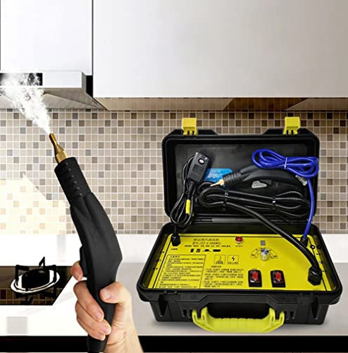 JTYX Pulitore a Vapore ad Alta Pressione 5 Bar 3200W Sistema di Pulizia a Vapore Commerciale Pompa Automatica Rondella a Vapore per Cucina Bagno Seggiolino Auto Mobili Pavimento