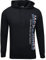 JACK & JONES Herren JCORETAIL Sweat Hood NOV LTN Kapuzenpullover, Schwarz / Schwarz , L