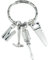 Personalised Tools Keyring with Hammer, Saw and Screwdriver Charms with initial, birthstone crystal, custom Builder Keychain, housewarming gift new house, horror, handyman diy father's day dad