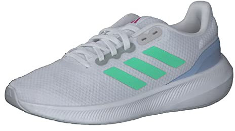 adidas Runfalcon 3.0 Shoes, Zapatillas Mujer, Cloud White Pulse Mint Blue Dawn, 42 EU