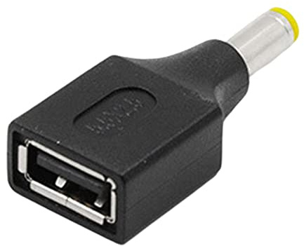 Diarypiece USB auf DC-Adapteranschluss, USB-Buchse auf 2,5/3,0/3,5/4,0/4,8/5,5 mm Stecker, Ladekonverter für Laptop