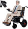 Nixlift Motorisierter Rollstuhl für ältere Erwachsene, leicht, bequem, elektrischer Rollstühle, Dual-Motor-Reise-kompakter Rollstuhl, 30 kg, schwarz, 76,2 x 71,1 x 43,2 cm