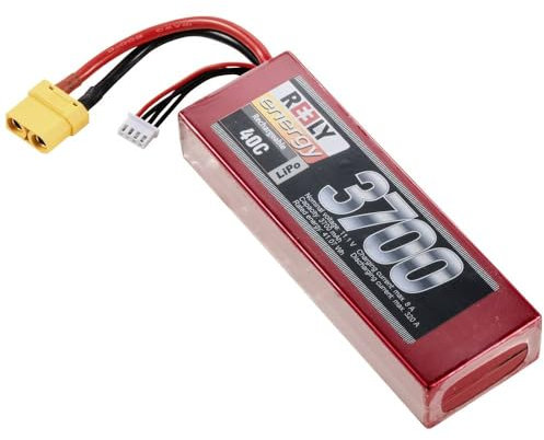 Reely Modellbau-Akkupack (LiPo) 11.1 V 3700 mAh Zellen-Zahl: 3 40 C Hardcase XT90
