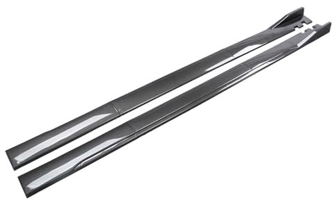 Auto Seitenschweller Für SEAT Für Leon Für Ibiza Auto Seitenschweller Verlängerung Rocker Splitter Diffusor Winglet Flügel Auto Seitenschweller Spoiler(Carbon Fiber Look)