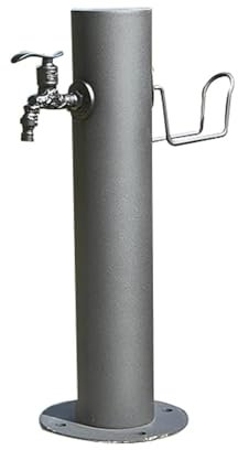 Fontaine exterieure de jardin,fontaine exterieur,colonne à eau de jardin en acier inoxydable,colonne à eau de jardin avec robinet,fontaines extérieures,robinet exterieur jardin,colonne d'eau verticale