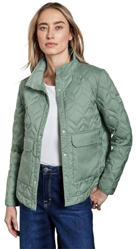 STREET ONE Damen A202051 Kurze Steppjacke, Mint Green, 46 EU