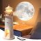 Leuchtturm Deko Lampe - LED Projektion Mit Fernbedienung Und Bluetooth - Leuchtfeuer Geschenk Für Schlafzimmer, Wohnzimmer, Weihnachten, Geburtstag