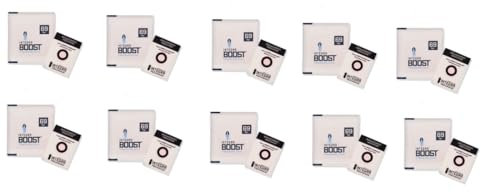 10x Integra Boost Humipack 2-way 69% 8g Beutel mit Austausch-Indikatorkarte Humidorbefeuchter