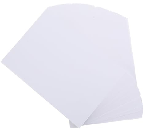 Fotopapier A5 100 Blatt Doppelseitig Beschichtetes Papier | Weiß, für Digitaldrucker, zum Bedrucken von Anzeigen, Magazinen und Rezepten