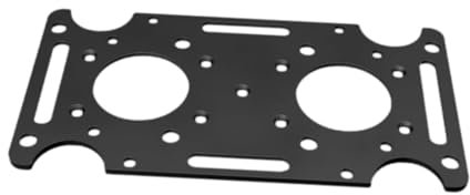 Support de montage de boîte aux lettres pour boîte aux lettres, plaque en métal avec kit d'installation, support robuste 27,4 x 14 cm