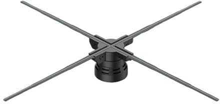 Holografischer Ventilator, 31,5 Zoll 3D HD Hologramm Fan Projektor Wifi 80cm LED Schild Player Unterstützung Bild Video Shop Bar Party Werbung Display Projektor