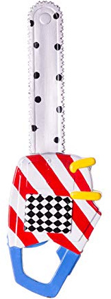 My Other Me - Sierra roja 43,50 x 14,50 cm. Un accesorio o decoración divertido que añade un toque macabro a cualquier fiesta de disfraces