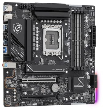 pc motherboard Fit For ASRock Z690M PG RIPTIDE/D5 Motherboard LGA1700 Intel Z690 DDR5 NVMe SSD M.2 Micro ATX Support 14700 14400 13700 12900 Cpu