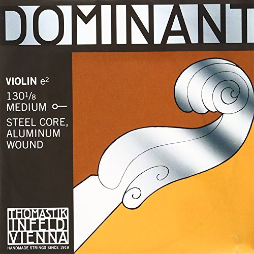 Dominant Strings 130.125 - Cuerda para violín de aluminio en Mi, 1/8