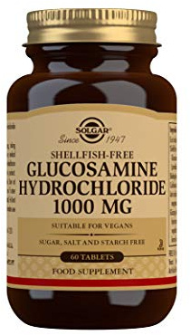 Solgar Glucosamine Hydrochloride 1000 mg Tablets - Pack of 60 | Joint & Cartilage Support - Extra Strength Formula for Mobility - Vegan