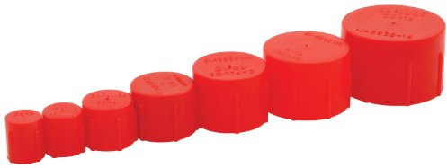Allstar ALL50800 Red Plastic Fitting Cap Kit by Allstar