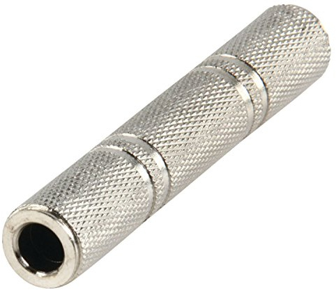 6.35 mm Stereo Jack Adaptor 6.35 mm Stereo Jack Coupler Female and Female