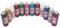 ARK Colle pailletée scintillante 120 ml (lot de 12), multicolore