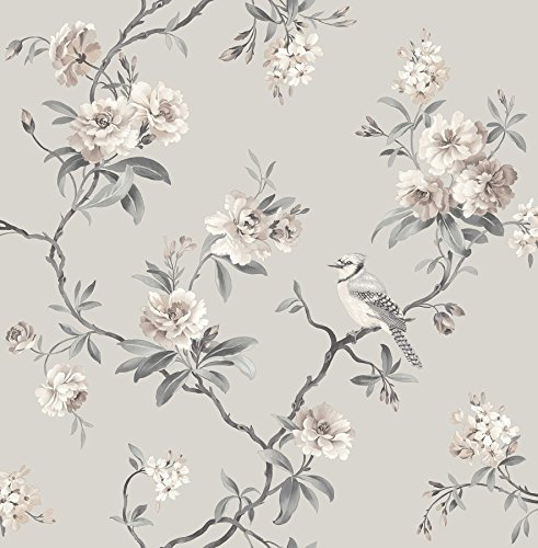 BHF FD40764 Chinois Erie Sidewall Wallpaper - Stone