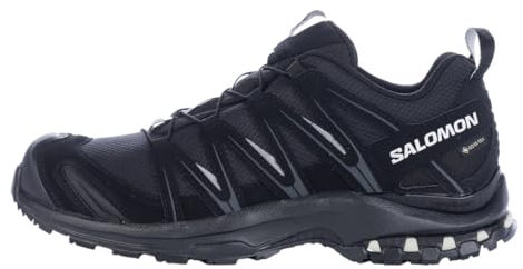 Salomon XA Pro 3D Gore-Tex wasserdichte Damen Trailrunning- und Wanderschuhe, Stabilität, Grip, Langlebiger Schutz, Black, 45 1/3