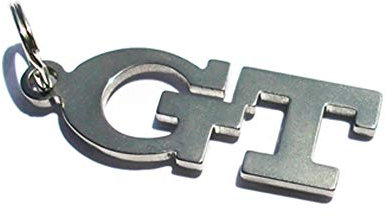 GT Emblem Schlüsselanhänger aus poliertem Edelstahl NEU