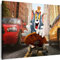 Myartstyle - Bilder Film Cartoons Tiere Tom and Jerry 70 x 50 cm LeinWandBilder Xxl - 1 Teilige WandBilder Art 3D Modern Kunstdrucke w-a-2042-146