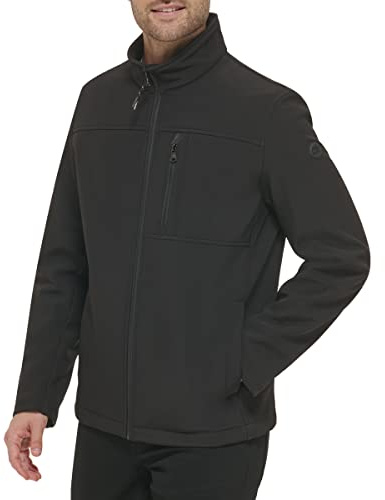 Calvin Klein Mens Outerwear Herren Soft Open Bottom Jacket Shell-Jacke