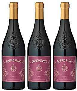 Doppio Passo Appassimento Primitivo Vino Passito Rotwein Wein trocken IGT Italien (3 Flaschen)