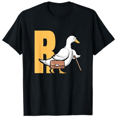 Rente R Ente für Renteneintritt Rentner Ruhestand Abschied T-Shirt