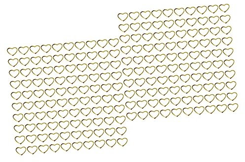 Mikinona 1000pcs Heart Shaped Nail Manicure Accessories for Nail Art Jewelry Decorations for Personal and for Special Occasions and