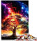 Puzzle per adulti Albero della vita cosmico Puzzle da 1000 pezzi Puzzle in legno per adulti e bambini dai 12 anni in su Giochi di puzzle rilassanti Dimensioni: 50x75 cm
