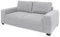 Stella Trading ELBA Big Sofa in Cord-Optik, Dove - Bequeme Wohnzimmer 2-Sitzer Couch - 214 x 93 х 113 cm (B/H/T)
