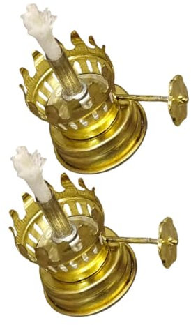 ANDRESLAD 2 Stück Kerzenhalter Für Petroleumlampen Docht Für Kerosinlampen Regler Für Glasöllampen Zubehör Für Retro-öllampen Ersatzteile Für Petroleumlampen DIY-öllampe Komponenten