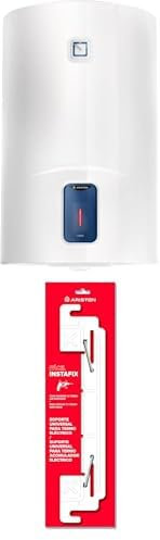 Ariston, Lydos R - Calentador de Agua Electrico Vertical, Termo Electrico 100L + Instafix, Soporte Universal Termo Electrico