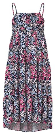 Name It Mädchen Nkfvinaya Strap Maxi Dress, Carmine Rose, 140 EU