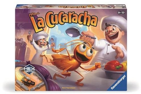 Ravensburger - La Cucaracha Juego de Mesa 5 Años | Juego Mesa 5 Años Que Brilla en la Oscuridad | Juegos De Mesa Niños de Cucarachas | Juegos Mesa en Español | Regalos para Niños