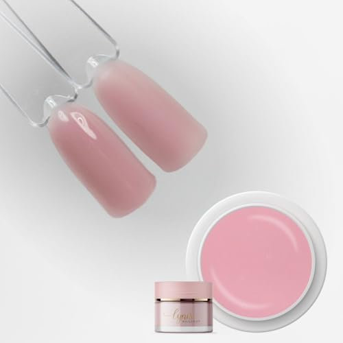 Aufbaugel für Gelnägel Cover MAKE UP Rosa Rose 15ml für Profis & Anfänger als UV Gel · für UV & LED geeignet · Cover Builder Gel · pinchbar, selbstglättend, mittelviskos · Lynis-Nailshop.de