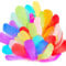 100 Stück Bunte Federn, Bunte Federn zum Basteln, Federboa Bunt, Feder Handwerk, Flauschige Federn in Gemischte Farben für DIY Handwerk Basteln, Feder Traumfänger, Ostern, Party Dekoration, Karneval
